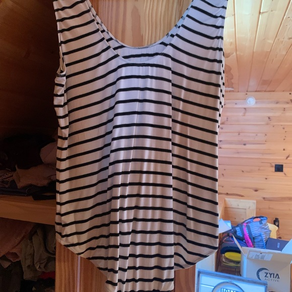 Black and white striped body suit - Picture 2 of 3